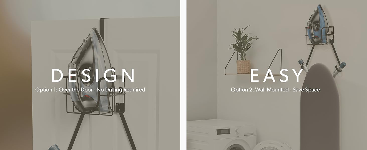 Over the Door or Wall Mounted