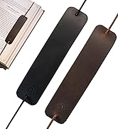 SUNUU Bookmark - Premium Full Grain Genuine Leather-Handmade with Cowhide Crazy Horse Leather - T...