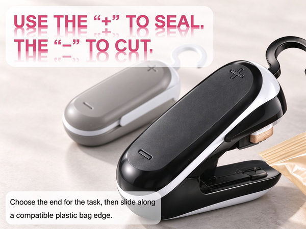 Mini Bag Sealer, 3 Packs Portable Heat Vacuum Sealers