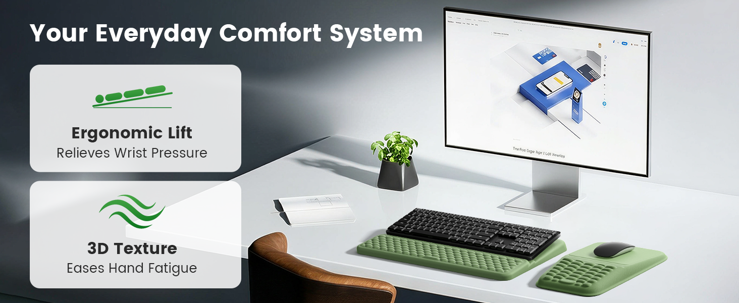 mouse pad with wrist rest