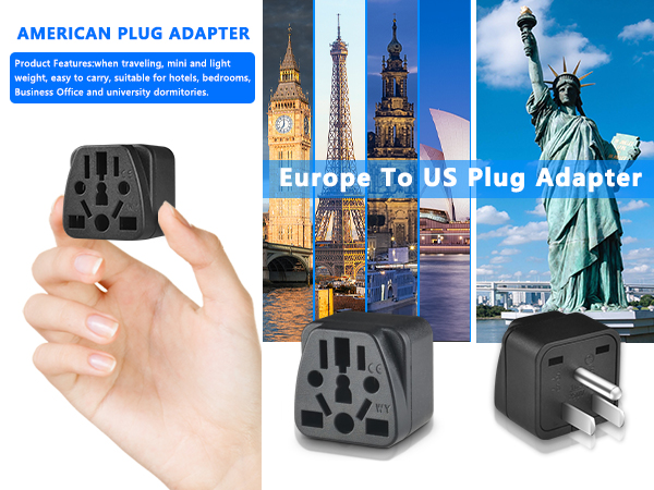 European to US PlugAdapter