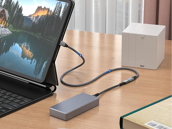 USB C Male to USB-C Female Extension Cable support 5gbps 10Gbps 20gbps Data Transfer