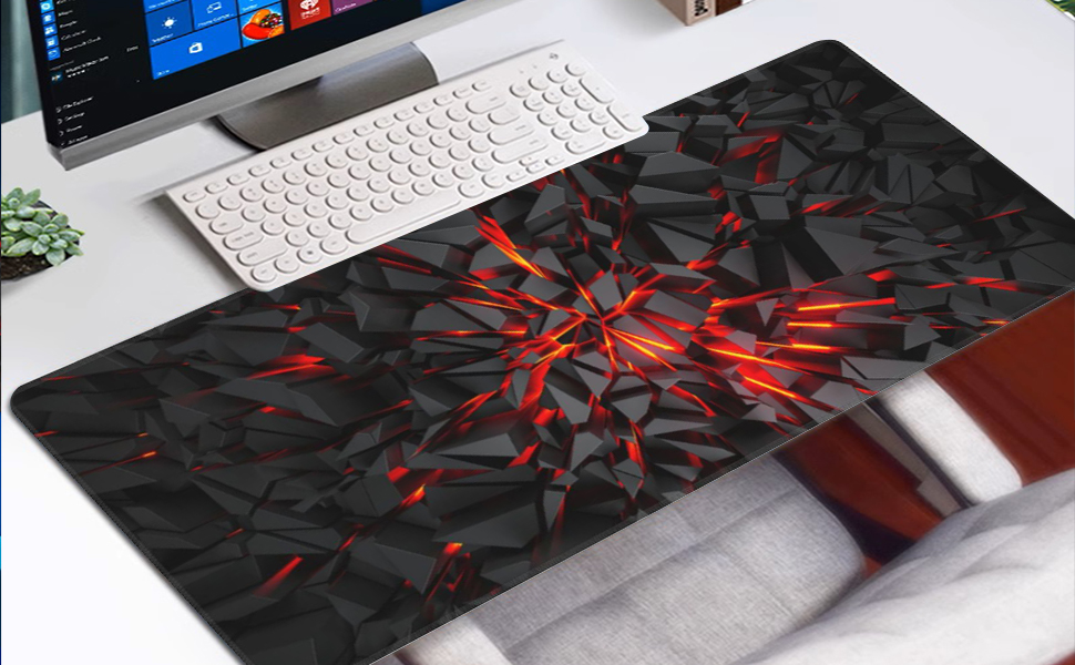 Large Mouse Pad Natural Rubber Non-Slip Desk Pad