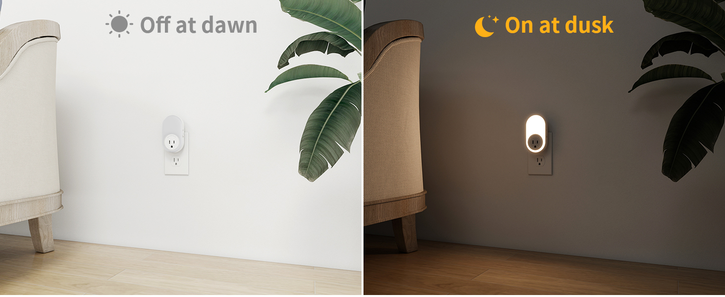 nightlights with dusk to dawn sensor
