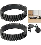 FOWSRHRG 2PCS Wheel Tires Skin, Anti Slip Tyre Skins Compatible with Eufy RoboVac 11S, 15T, 30, 3...