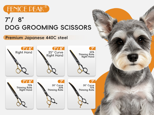 curved scissors for dog grooming