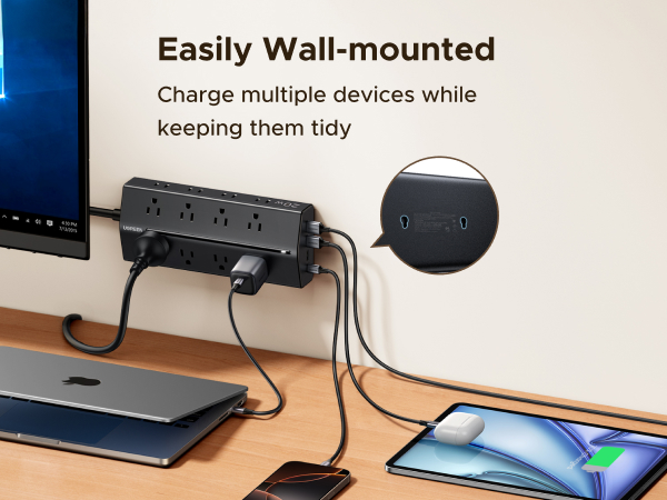 ugreen power strip with usb port