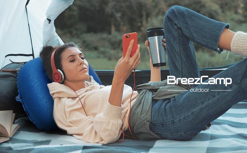 Comfortable inflatable pillow