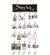 Zzbakress Picture Frames Collage,Rustic Frames for Hanging Photos Display Pictures (brown black)