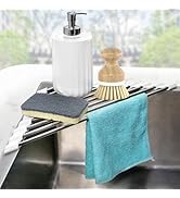 Sink Caddy Sponge Holder for Kitchen Sink, Small Dish Drainer for Kitchen Counter, Triangle Sink ...