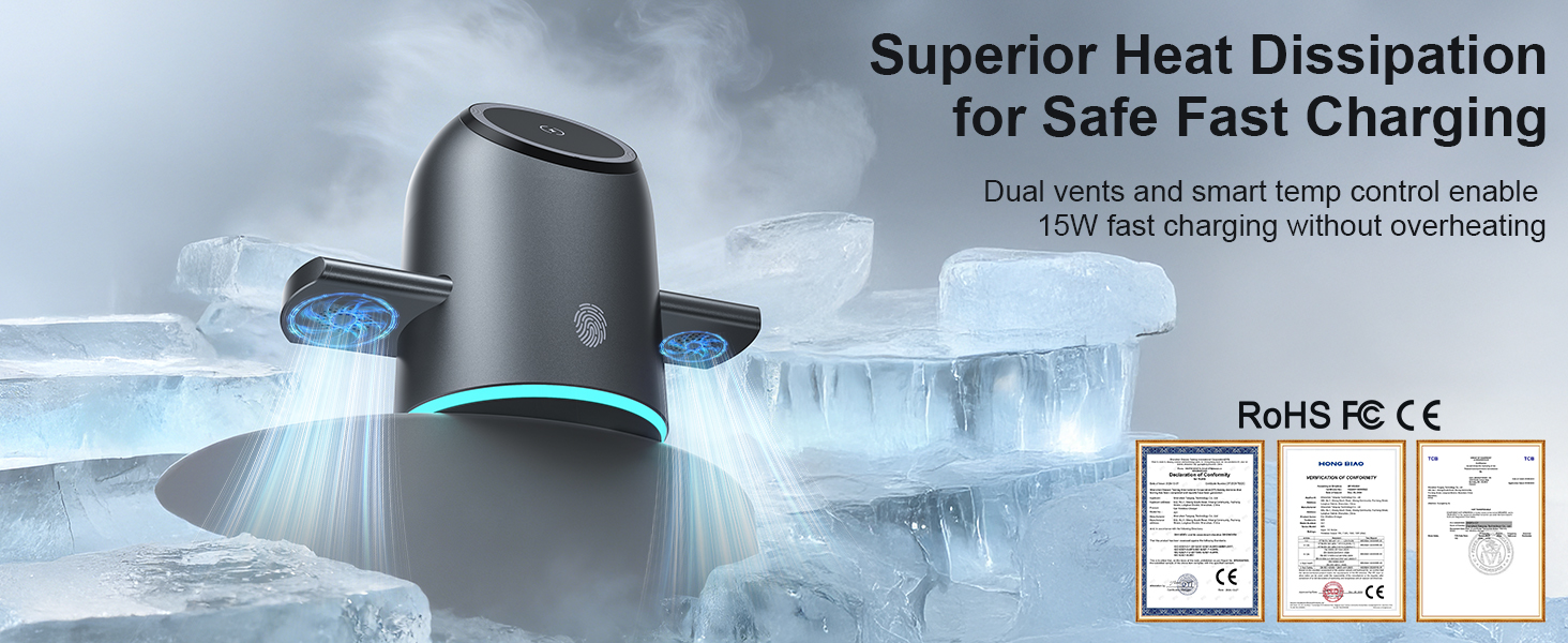 Superior Heat Dissipationfor Safe Fast Charging