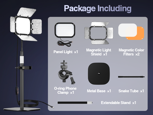 lighting for video recording