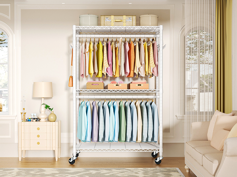 clothing rack for hanging clothes