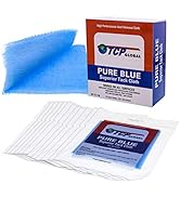 TCP Global - Pure Blue Superior Tack Cloths - Tack Rags (Box of 12) - Automotive Car Painters Pro...
