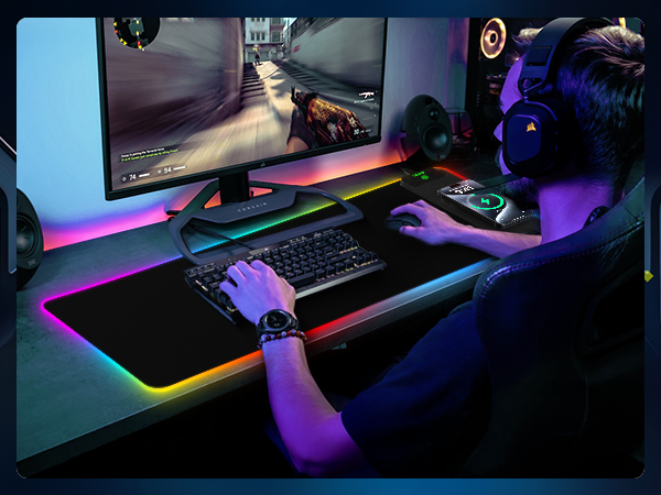 Mouse Pad Gaming RGB