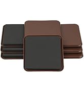 8PCS Furniture Sliders, 4.7 Inch Square Sliders for Furniture on Carpet for Gliding Furniture, Mo...