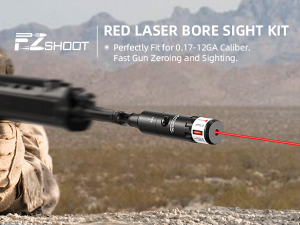 Red laser bore sight kit
