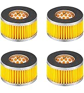 HayEastdor 4PCS Air Compressor Intake Paper Filter Elements Piston Type Air Replacement Filter El...