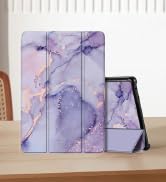 New Fire hd10 13th generation leather cover accessories 10.1 inch display protective fold stand