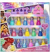 Townley Girl Disney Princess Non-Toxic Peel-Off Water-Based Safe Quick Dry Nail Polish| Gift Kit ...