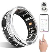 Smart Health Ring for Women and Men - Fitness Tracker with Heart Rate, Blood Oxygen, Blood Pressu...