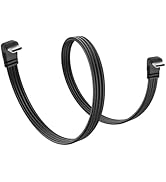 JSADZKJ 90 Degree USB C to USB C Cable USB 2.0 Type C Male to Male Cable Supports Charging Data U...