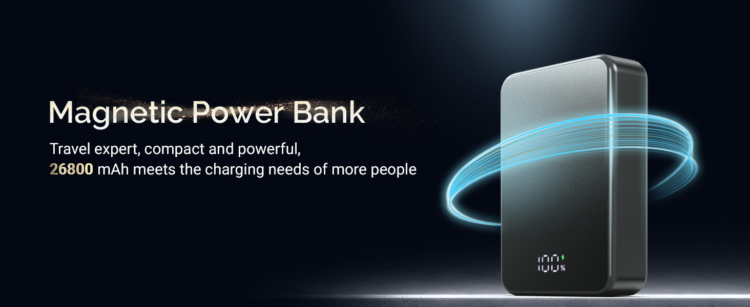 Magnetic wireless Power Bank