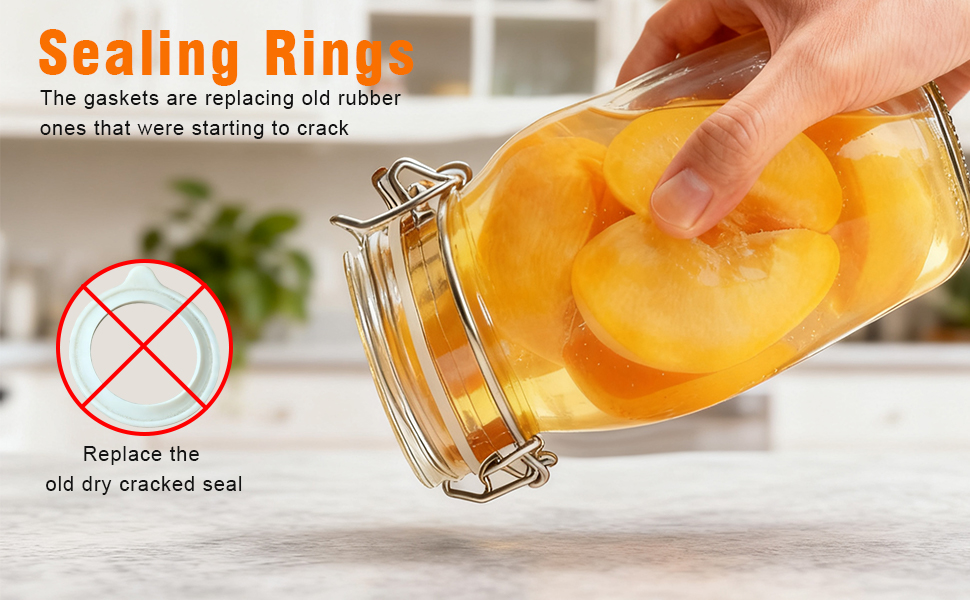 weck jars with lids gasket canning lids and rings rubber seal mason jar silicone sleeve gasket