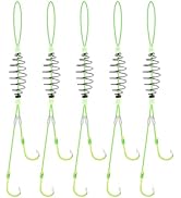 Dyxssm Spring Bait Cage Trap Fishing Hooks, Drum Spring Feeder Carp Fishing Baits Hook