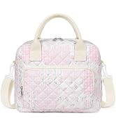 WOBAGMEN Quilted Lunch Box for Women, Insulated Lunch Bag for Adult,Cute Lunch Tote Bags for Work...