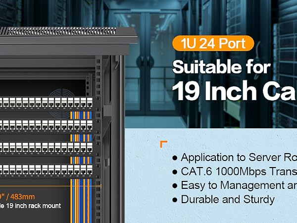 24 port patch panel
