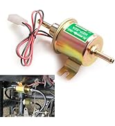 Arwrilt Electric Fuel Pump, 12V Low Pressure Inline Fuel Pump, Fit for All 12 Volt Cars, Trucks, ...
