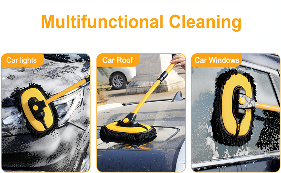 soft car wash mop