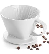 DOWAN Pour Over Coffee Maker, Non-Electric Pour Over Coffee Dripper, Manual Brew Maker, Single Cu...