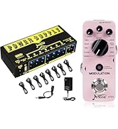 AITONE Modulation Pedal (AT-03) and A-P05 Pedal Power Supply Built-in Rechargeable Battery