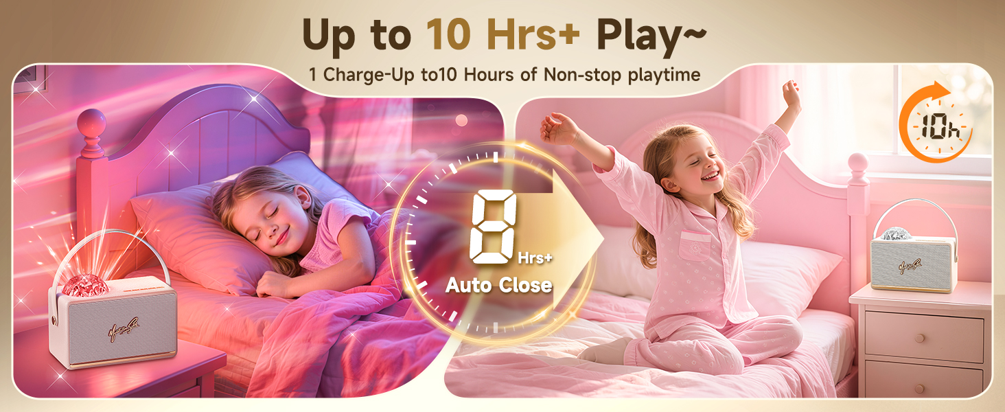 Karaoke Machine for Kids Adults Teen with Northern Lights