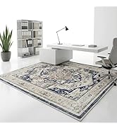 Chair Mat for Hard Floors, YOOMAYA 60''x 75'' Fabric Office Chair Mat for Hardwood Floors, Easy R...