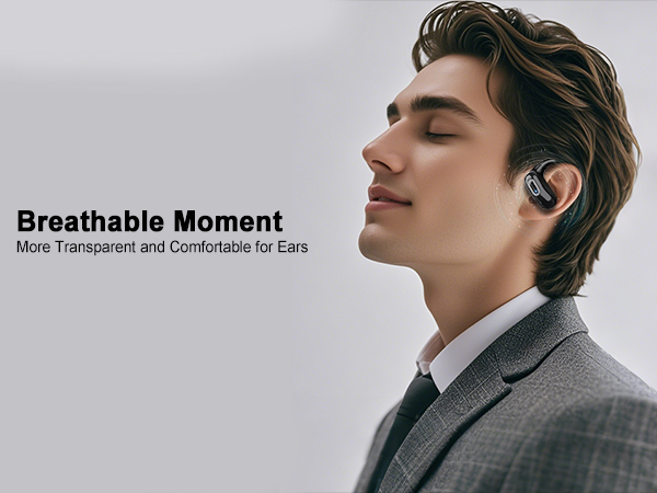 50H Playtime IPX7 Waterproof Earphones, Air Conduction &amp; HD Stereo