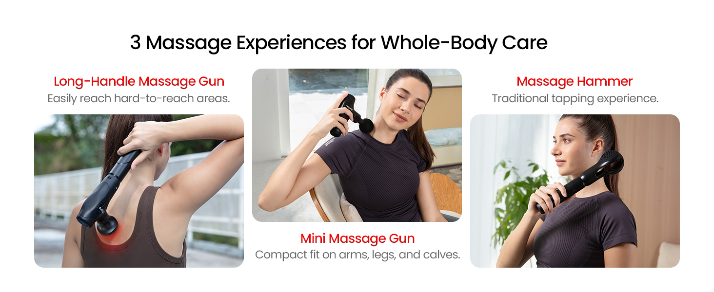 massage gun with heat