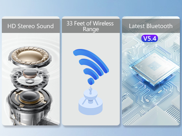 Bluetooth 5.4 &amp; Long Battery Life