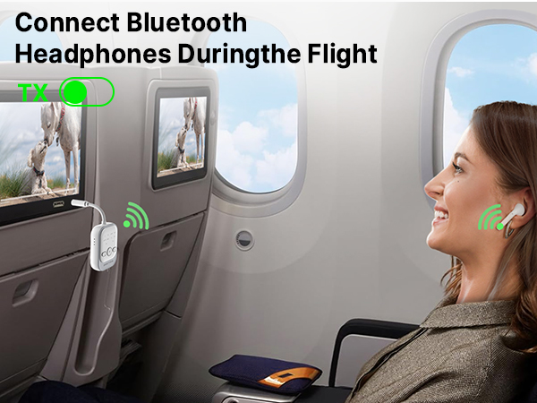 airplane bluetooth adapter for headphones