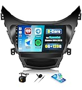 SIXTOP [8-Core 6+128G] Android Car Stereo for Hyundai Elantra 2011-2013 Wireless Carplay Android ...