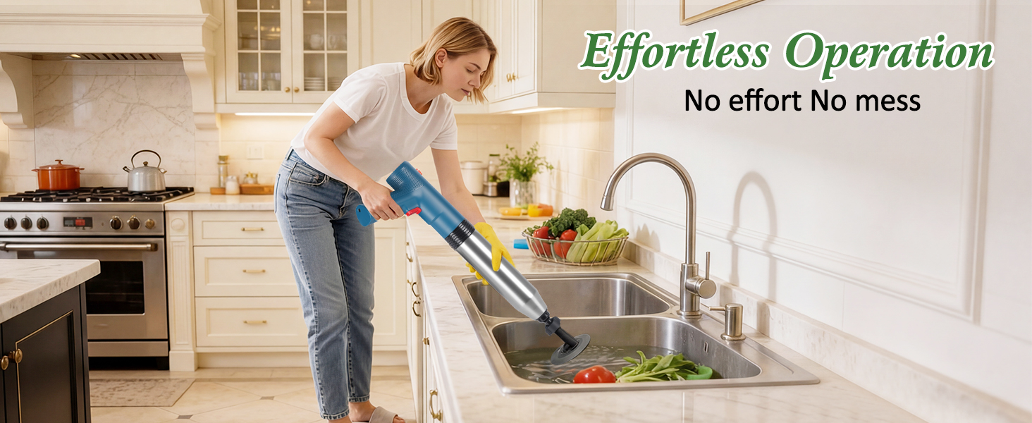 Electric Toilet Plunger for Kitchen