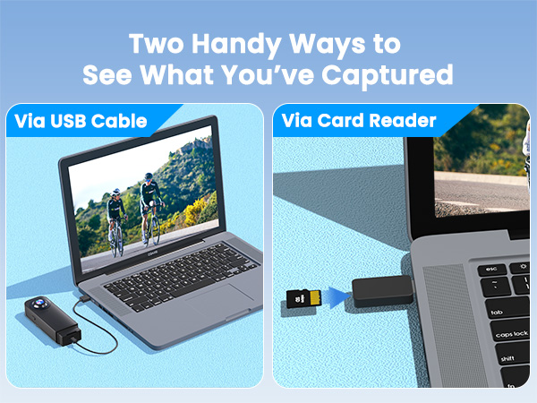 Body Cam Two Easy Playback Options