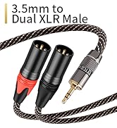 3.5mm to Dual XLR Male