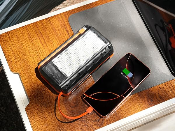 portable charger with solar panel