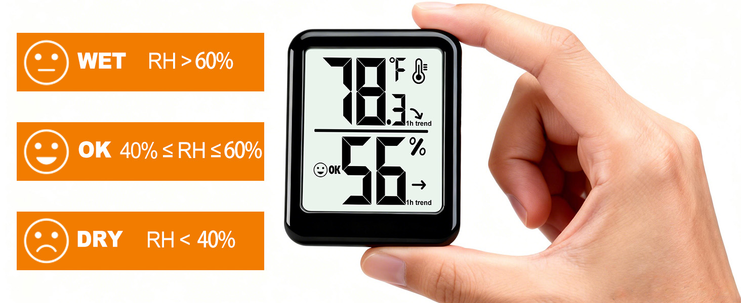 humidity accuracy: +/- 5%RH