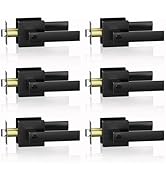 DSJJBLL Privacy Door Lever, Matte Black Door Handle Heavy Duty, Keyless Door Knobs for Bedroom, B...