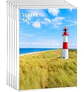 Ludery 5x7 Acrylic Picture Frame,Set of 6,Clear Photo Frame Display 5x7 Pictures, Wall Mounted Cl...