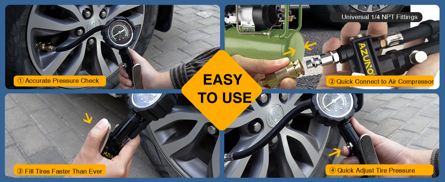 presta valve air chuck